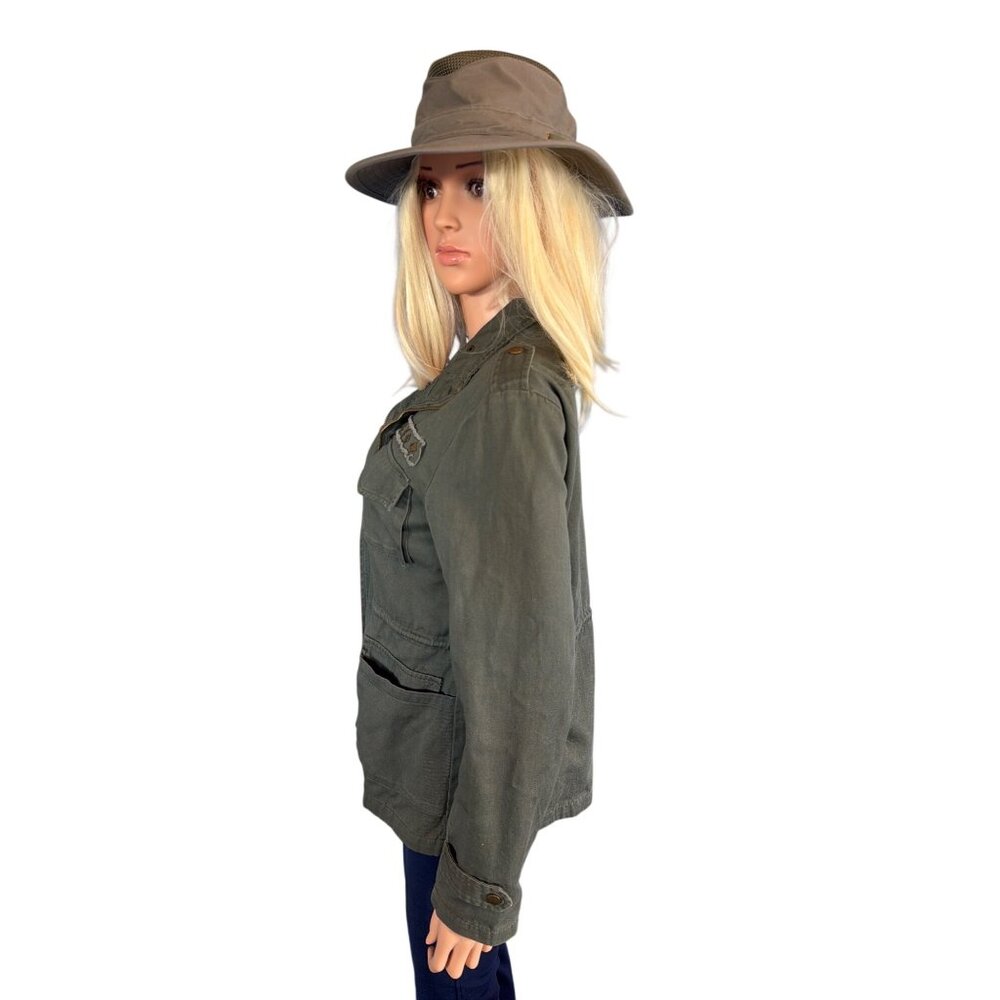 Tilley T4MO-1 Airflo Unisex Hikers Hat 7 3/8 59cm Large Gray Organic MSRP $120 - Picture 5 of 17